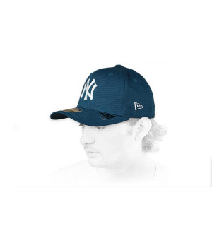 cap NY blauw wit League Ess 950 Stretch NY cadet blue